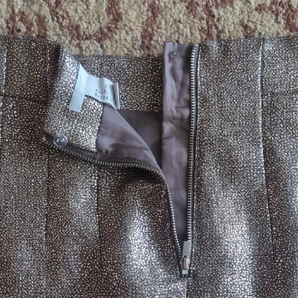 H&M Shiny Silver Mini Skirt - Picture 6 of 6